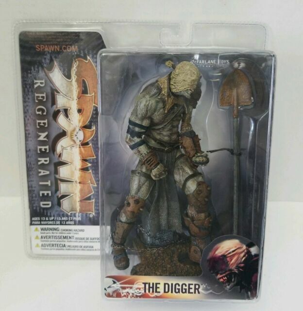 Action Figures Spawn Regenerated 2005 Series 28 Grave Digger 2 Ultra-Action Figure McFarlane