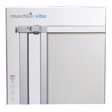 Munchkin Vibe Mesh & Steel Baby Gate Safety Gate in cherry, berry, or lime