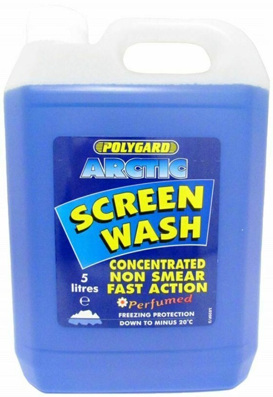 Polygard - Arctic Screenwash Concentrated Screen Wash Polyguard Non Smear - 5L