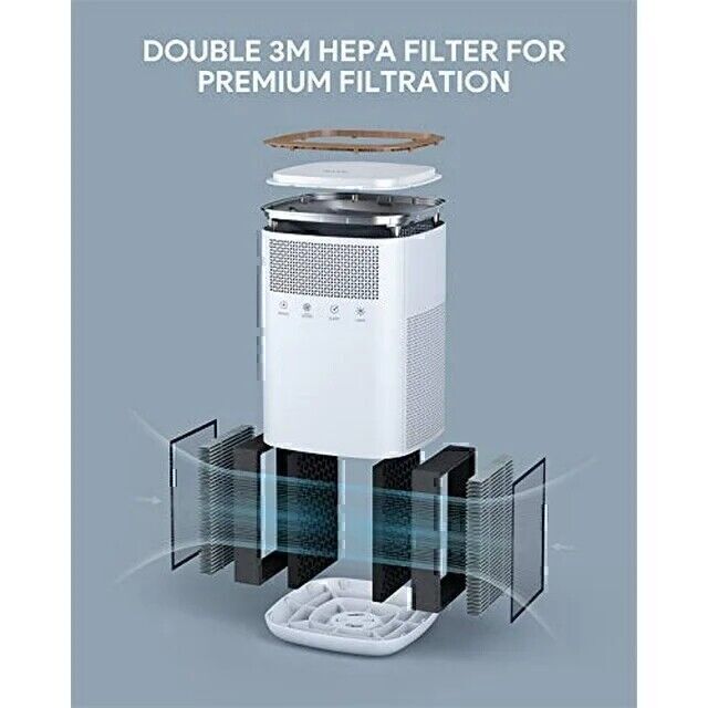 Air Purifier VALKIA HEPA Air Purifier for Large Room Bedroom Office