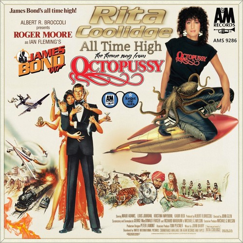 7" RITA COOLIDGE All Time High OST Octopussy ROGER MOORE 007 James Bond ...