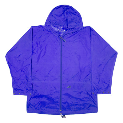HELLY HANSEN Herren Regenjacke Blau mit Kapuze L