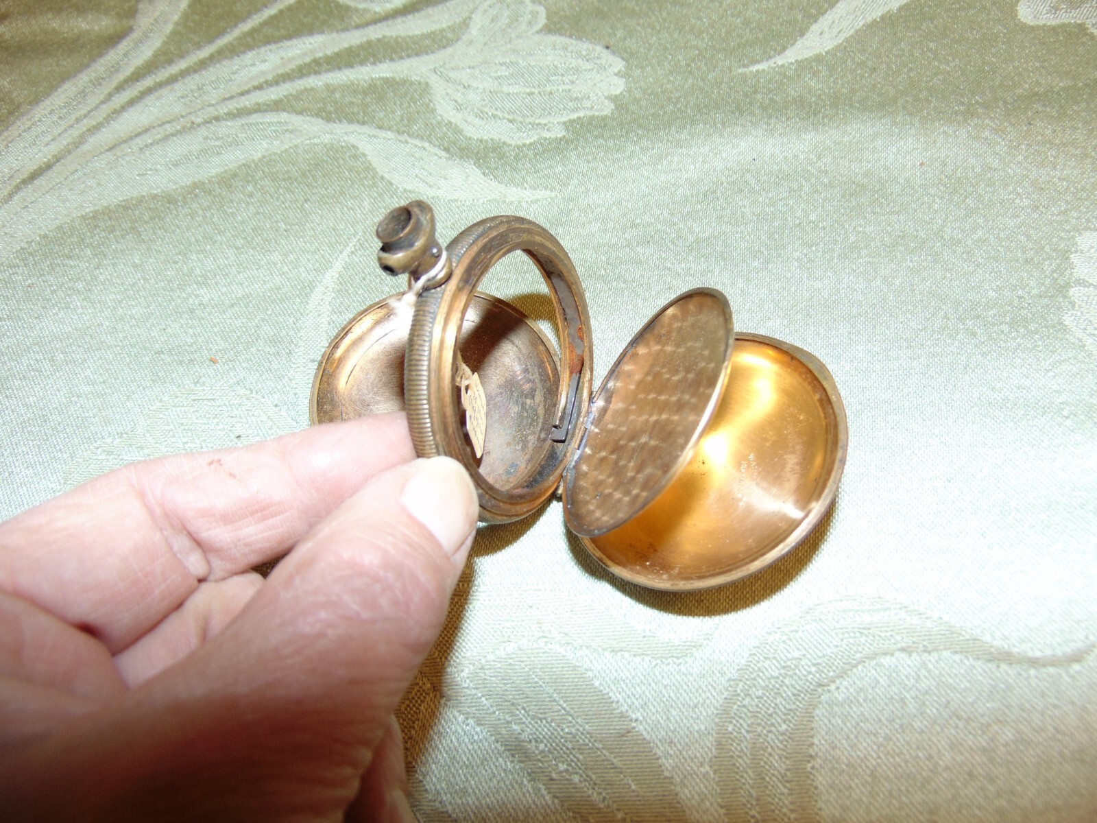 LOT OF FIVE POCKET WATCH CASES eBay