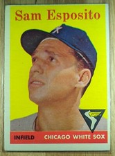 1958 Topps Sammy Esposito #425 Chicago White Sox MLB Baseball Card