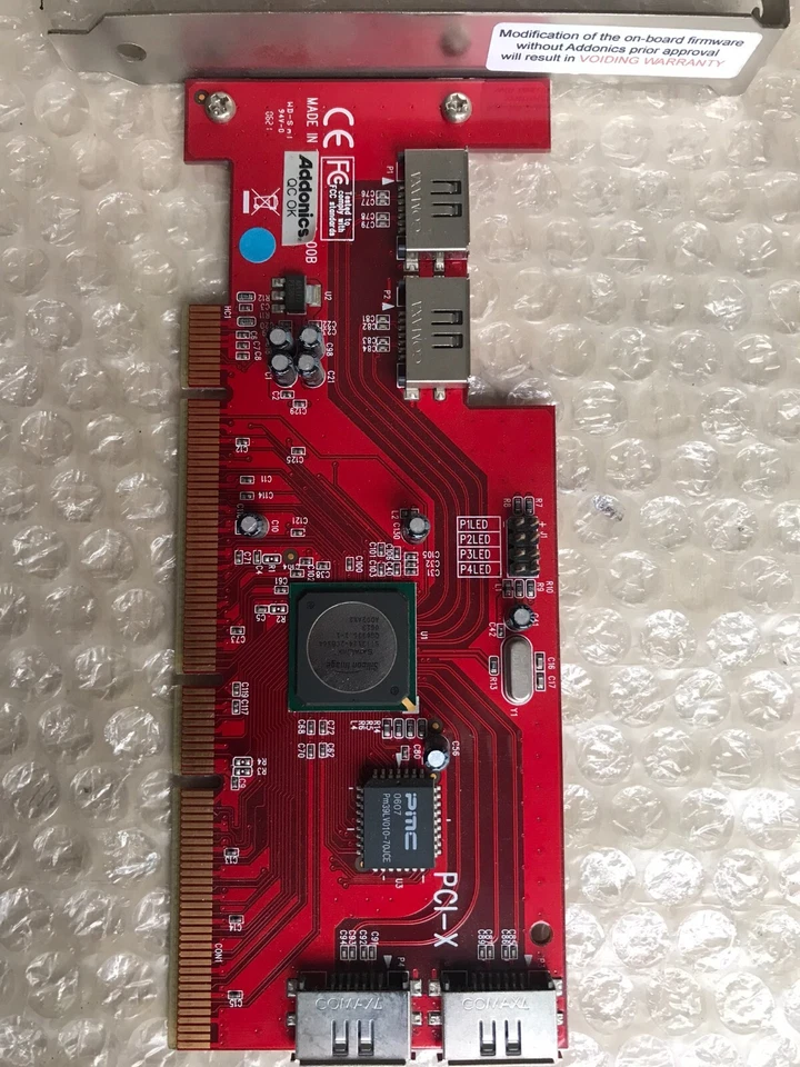 Addonics 4-Port (PCI-X) Serial ATA II Raid Controller / ADS3GX4R5 - Image 2 of 4