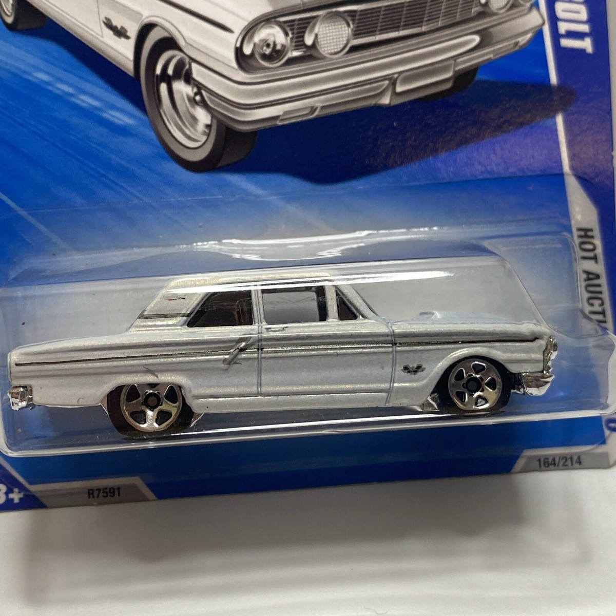 Hot Wheels Hot Auction '10 08/10 Ford Thunderbolt 166/240 White | eBay