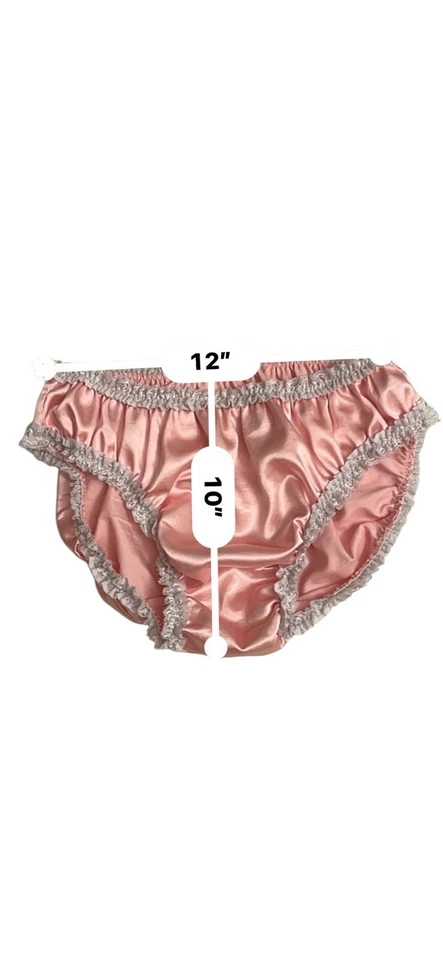 Bragas Mujer Rosa Gris Encaje Talla Grande Sexy Maricón Bebé Muñeca Ropa Interior Brillante Foto 3 de 4