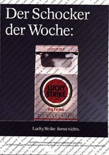 Lucky Strike Werbung Anzeige Reklame