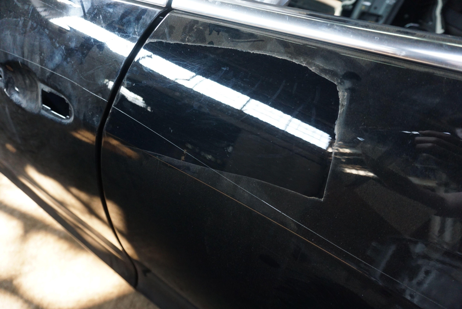 Rear Left Driver Door Shell Black 673008062 Maserati Ghibli M157 2014-17+ *Note
