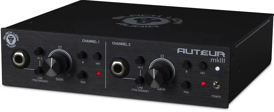 Black Lion Audio Auteur MK3 Dual Ch. Mic Preamp - New! - ProSoundUniverse. - Image 3 of 4