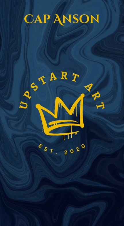 Tarjeta de arte boceto ACEO Cap Anson 3000 Hit Club Series original tamaño tabaco Foto 2 de 2