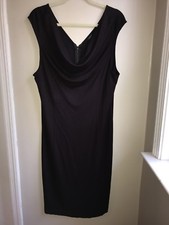 Ann Taylor Deep Purple Sheath Dress size 14 Business, fitted sleek chic look. 