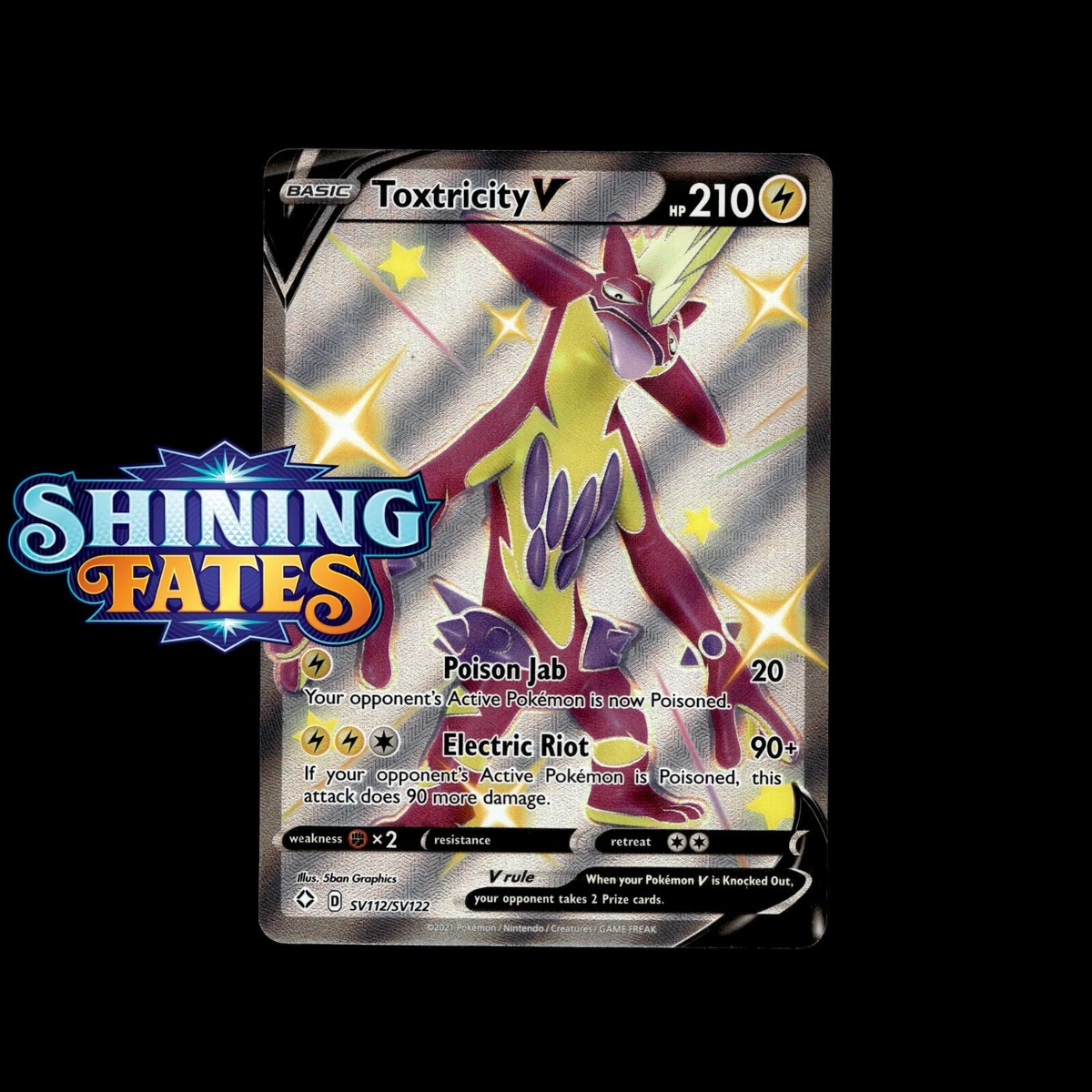Toxtricity V SV112/SV122 Shining Fates: Shiny Vault for sale