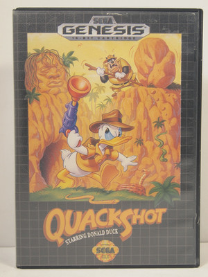 QuackShot Starring Donald Duck Case (SEGA Genesis) Authentic BOX ONLY