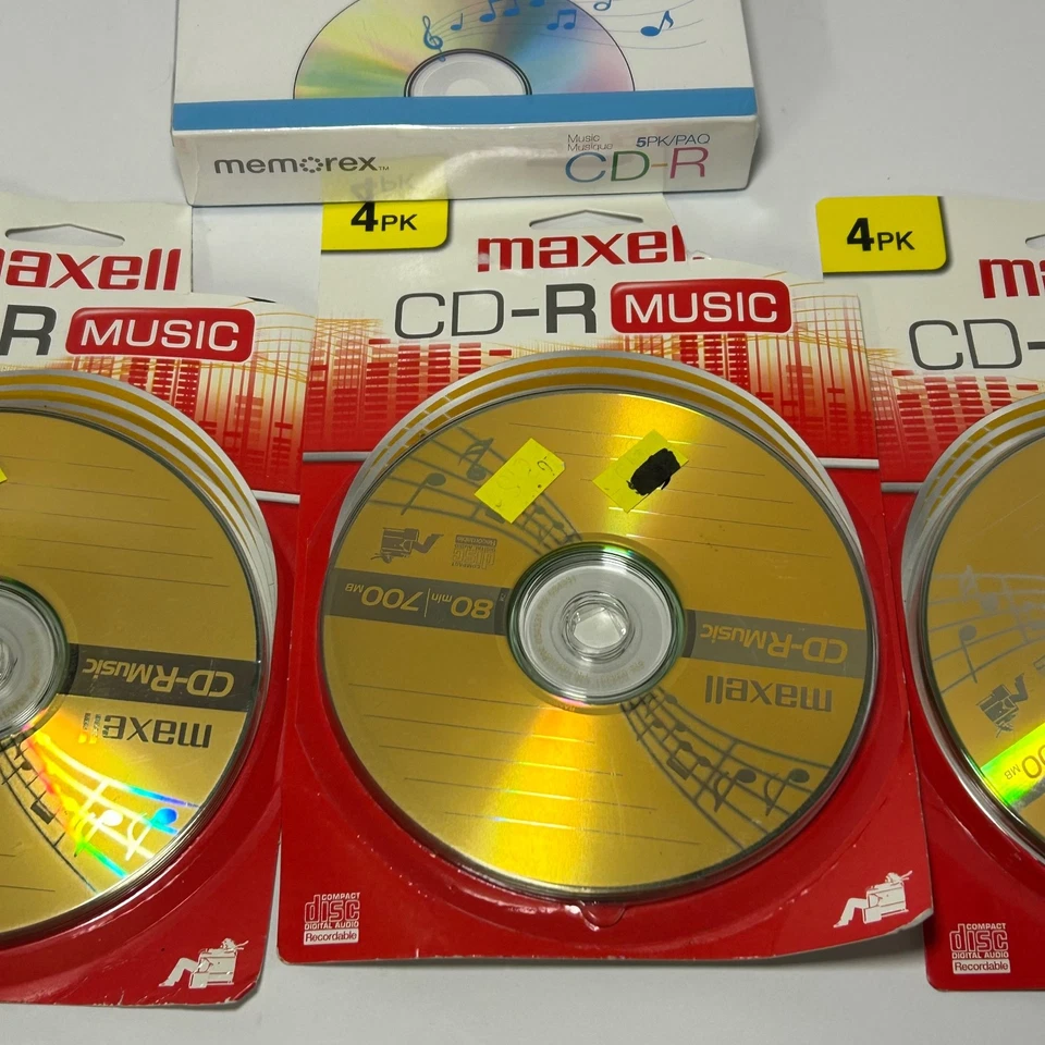 Memorex Music CD-R Recordable 17 Pk 40X 700MB 80 Min New In Package - Image 3 of 4