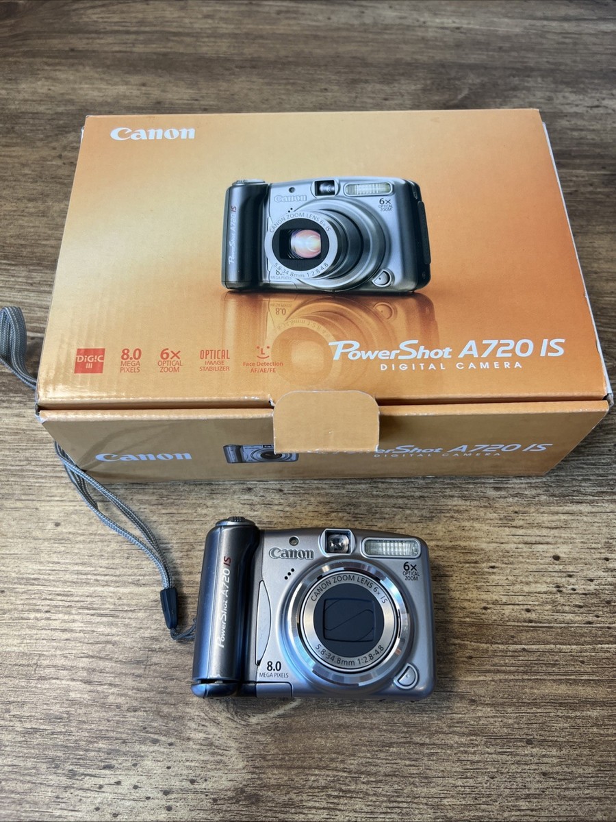✨動作確認済み✨Canon PowerShot A720 IS キャノン Canon Powershot A720 IS Digital Compact – Retro Camera Shop
