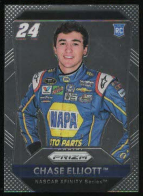 2016 Panini Prizm Racing CHASE ELLIOTT Rookie Card RC #24