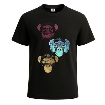 Hip Hop Affe Tier Tee Herren T-Shirt lustig Affe Witz Party Neuheit Tee Top