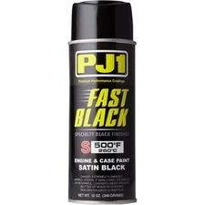 PJ1 16-SAT Fast Black Engine and Case Paint - Satin Black Finish