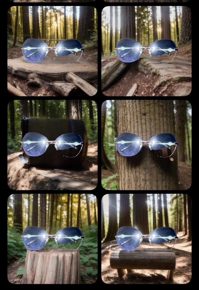 Очки солнцезащитные MONT BLANC без оправы MB 418S 6314 135 золотистые градиентные линзы с чехлом для использования - Изображение 4 из 4