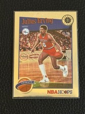 2019-20 Panini NBA Hoops Premium Stock - Julius Erving #293