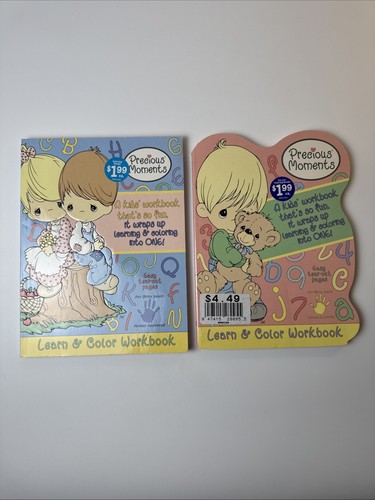 2 Vintage Precious Moments Coloring Activity Books Like New Unused Y2K 2004 - Picture 1 of 10