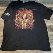 Tool Fear Inoculum 2022 Tour Los Angeles Shirt Mens XL Black Concert Band Tee