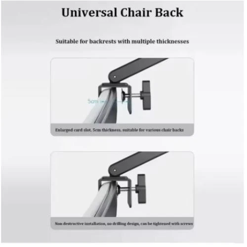 Silla de Oficina Ergonómica Reposacabezas - Almohada Cabeza Esponja Ajustable Universal con E Foto 3 de 4