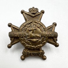 Genuine Notts & Derby Regiment Collar Badge