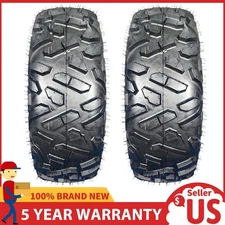 2 Pack 25x8-12 ATV Tires All Terrain 6PR 25x8x12 ATV UTV Trail Mud Off-Road Tire