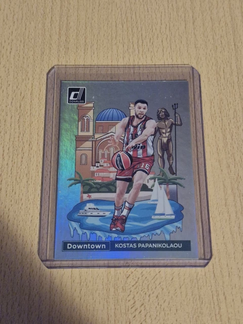2023-24 Donruss Euroleague Kostas Papanikolaou #8 Downtown SSP Case Hit