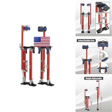 Tbapfs Drywall Stilts Inch Height Adjustable Lifts Aluminum Tool For Painting