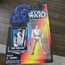 Star Wars The Power of The Force Red Card Luke Skywalker Action Figure NIB 1996