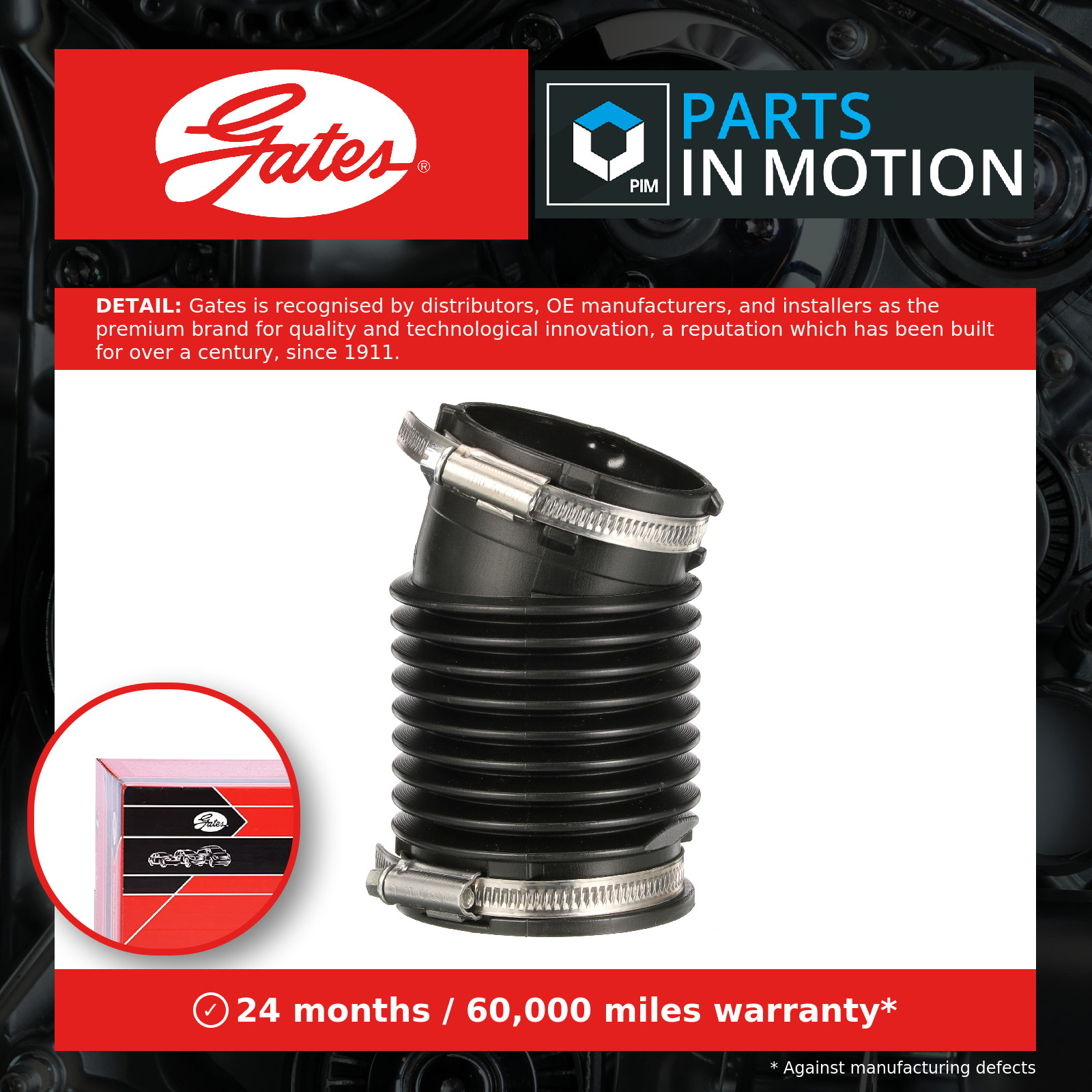 GATES AIR INTAKE HOSE - ANTK1068 - Image 4