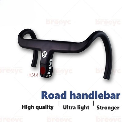  Carbon Fiber Road Bike Integrated Handlebar 28.6mm with Spacers Cycling Parts  