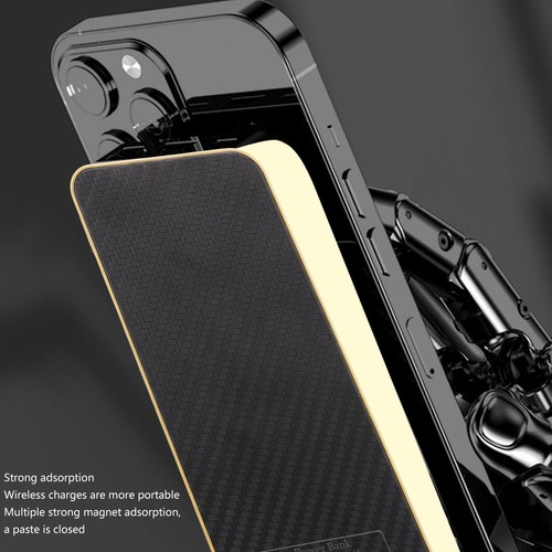 22.5W Fast Charging Power Bank Transparent Industrial Style Carbon Fiber Ba TO - Picture 4 of 24