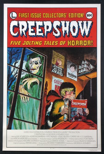 CREEPSHOW GEORGE ROMERO HORROR KAMEN ART 1982 1-SHEET NM ROLLED