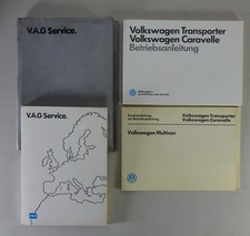 Bordmappe + Betriebsanleitung / Handbuch VW Bus T3 Multivan Stand 1988