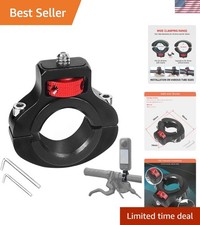 Aluminum Bike/Motorcycle Handlebar Mount, 360  Rotary  Action Camera Mount f...