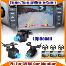HD Dynamic Reverse Camera Night Vision Backup Steering Guide Lines for Cars