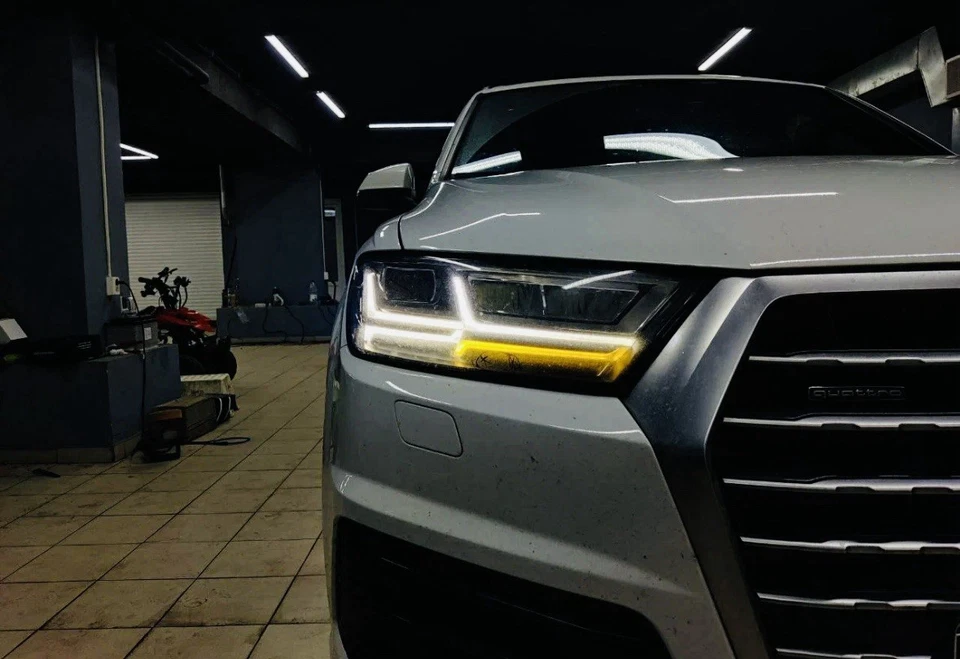 Servicio de reparación y restauración de faros para Audi Q7 Full LED 2016,2017,2018,2019 Foto 2 de 3