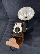 Kodak Brownie Bullseye Camera W/ Flash I Don  t Know if It Works 