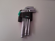 Wera Metric Short Hexagon Allen Key Set with Ball End