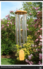NWoT WOODSTOCK WIND CHIMES Wedding Chime SILVER