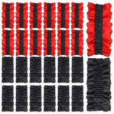 Newcotte 48 Pcs 20s Sleeve Garter Roaring Arm Garter Men Anti Slip Stretchy S...