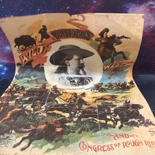 Vintage reproduction poster - Buffalo Bill's Wil West Circus Show 1893/Verkerke