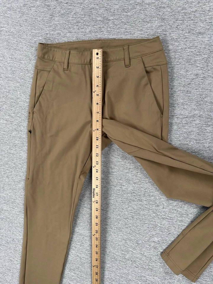 Calça BYLT Masculina 30x30 Marrom Fina Everyday 2.0 Chino Performance Stretch City - Imagem 4 de 4