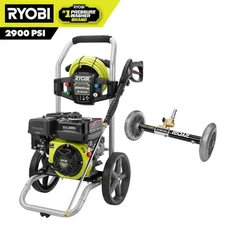 2900 PSI 2.5 GPM Cold Water Gas Pressure Washer with 212Cc Engine and Water Broo