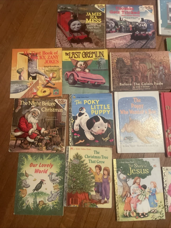 Lot Of 26 Vintage 1950's-1990's PB & HC Children's Books.  Golden Books & More - Image 2 of 4