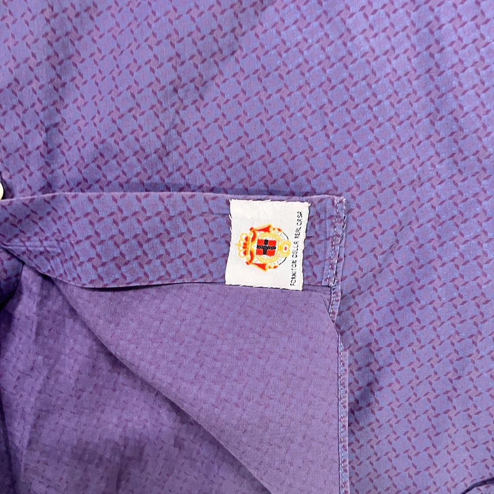 Camisa social masculina Luigi Borrelli Napoli 16.5 42 feita na Itália - Imagem 4 de 4